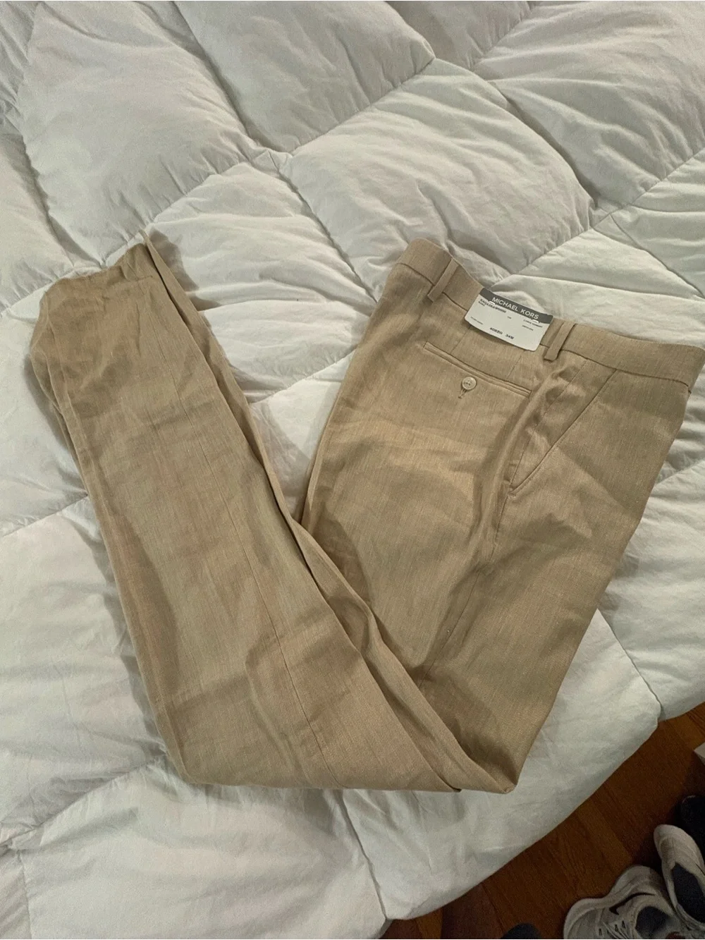 Michael Kors Men's Tan Dress pants